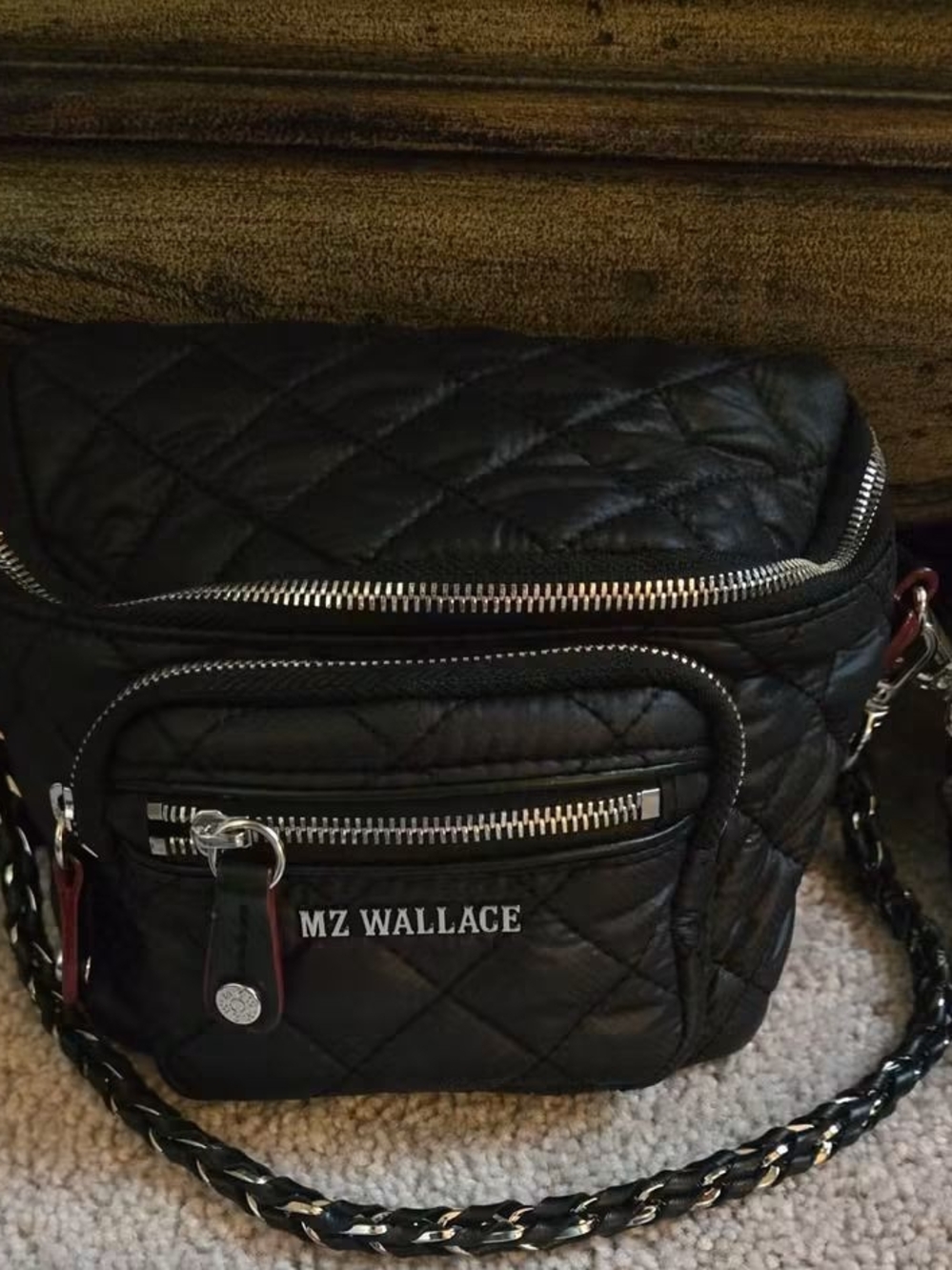 Mz Wallace Black Micro Crossbody